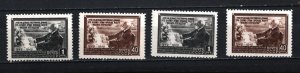 RUSSIA/USSR 1949,1957 FAMOUS PEOPLE/PAVLOV 2 SETS OF 2 STAMPS (REPRINT) MNH