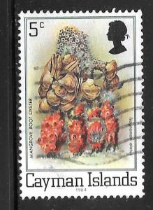 Cayman Islands 453b: 5c Flat Tree Oyster (Isognomon alatus), used, VF
