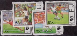  FIJI MNH Scott # 611-614 World Cup Soccer - Football (4 Stamps)