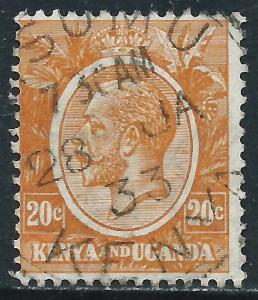 Kenya, Uganda & Tanganyika, Sc #25, 20c Used