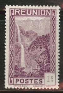 Reunion CFA Scott 126 MH* waterfall stamp