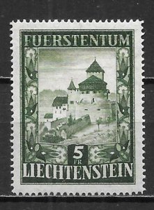 Liechtenstein 264 Vaduz Castle single MNH (lib)