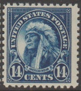 U.S. Scott #565 American Indian Stamp - Mint NH Single