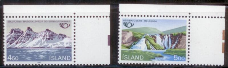 Iceland 1983 SC#571-2 MNH (L234)