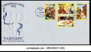 VANUATU - 1982 CHRISTMAS - NOEL - 4V - FDC