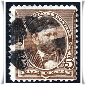 SC#223 5¢ Grant (1890) Used 