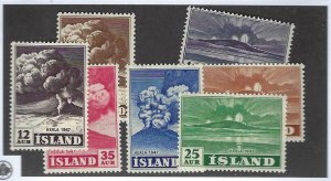 Iceland SC#246-252 MNH F-VF SCV $99.30...powerful bargain!!