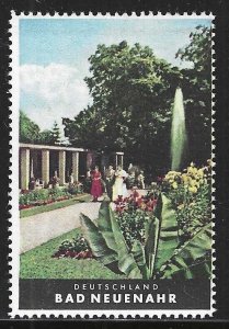 Bad Neuenahr, Germany, German Tourism Poster Stamp, Cinderella Label, N.H.