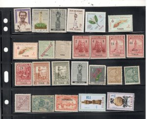 TIMOR COLLECTION ON STOCK SHEET MINT/USED