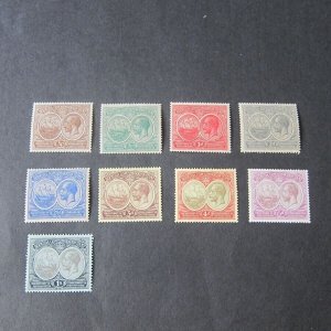 Bermuda 1920 KGV Sc 55-69 set MH