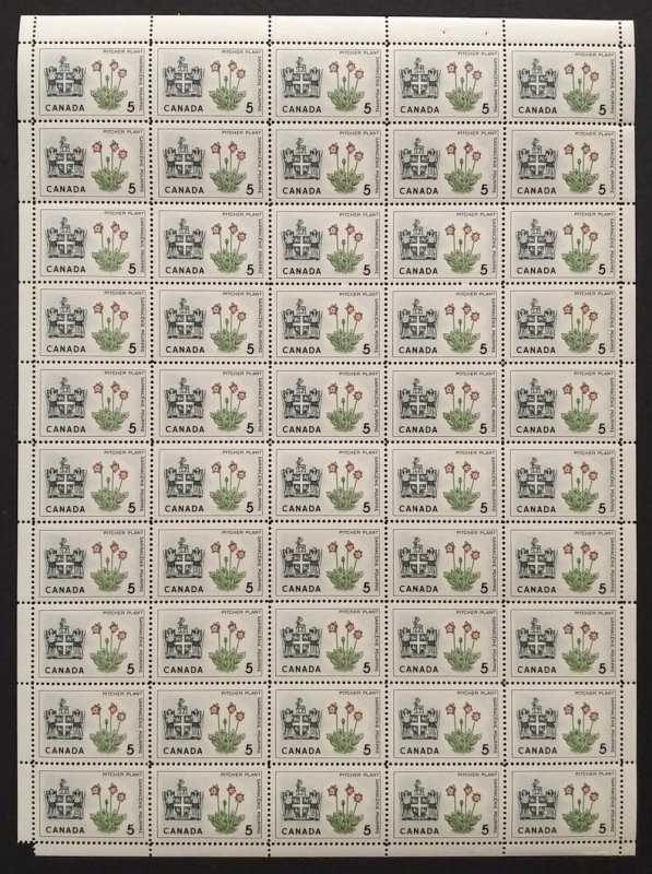 Canada 427 Sheet Field Stock MNH