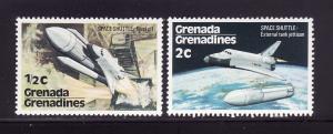 Grenada Grenadines 249, 251 MNH Space Shuttle (A)