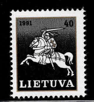 LITHUANIA Scott 411  MNH** White Knight stamp