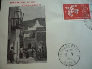 Europa 1961 - France - Algeria - Set - First Day Cover