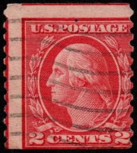 U.S. #492 Used Misperf and Miscut DOUBLE EFO