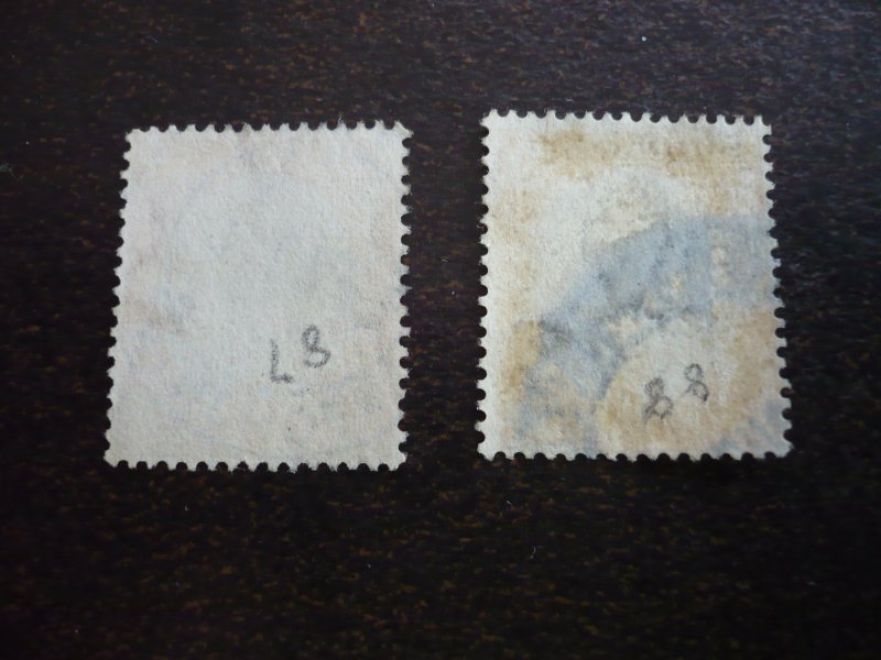 Stamps - South West Africa - Scott# 86c, 86d - Used Pair of Stamps