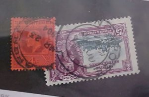 MALAYA SINGAPORE STAMPS #112,259  USED