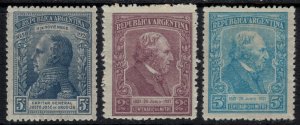 Argentina #283-5*  CV $1.60