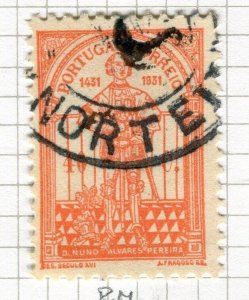 PORTUGAL; 1931 early Pereiras issue fine used 40c. value