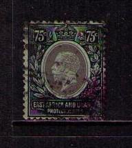 EAST AFRICA & UGANDA PROT Sc# 61 USED VGF King George V