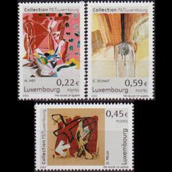 LUXEMBOURG 2002 - Scott# 1085-7 Paintings Set of 3 NH