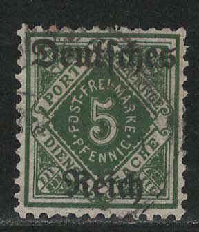 German States Wurttemberg Scott # O59, used