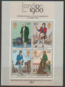 Great Britain SG MS1099 miniature sheet  Used