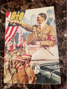 1937 Germany Third Reich Telegram Picture Cover Hitler Parade Reichspost