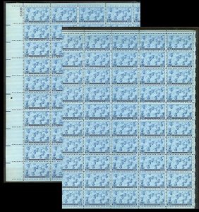 UNITED STATES (50) Complete Sheets Stamps ALL Mint Never Hinged FV=$99+