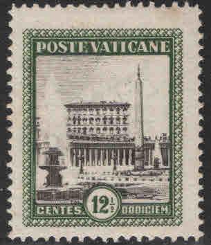 Vatican Scott 21 MH* 1933 stamp