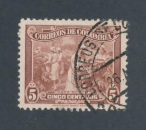 Colombia 1939 Scott 469 used - 5c, Coffee picking