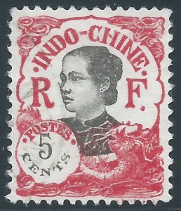 Indo-China, Sc #102, 5c Used