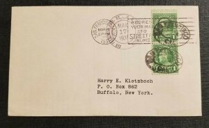 1931 Letter Cover San Francisco California to Buffalo New York