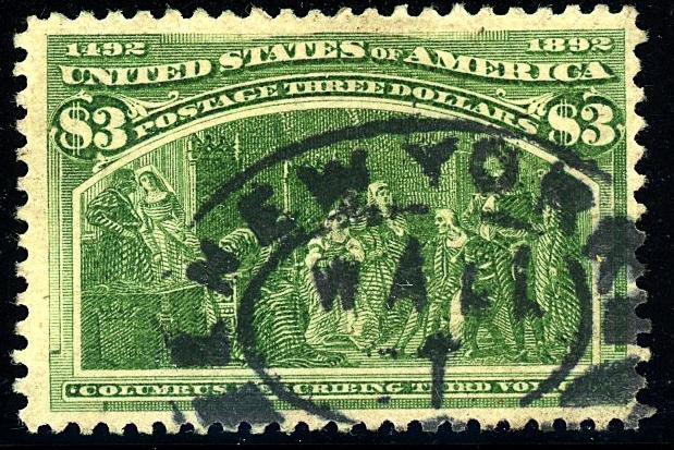 U.S. #243 Used F-VF Sm thins