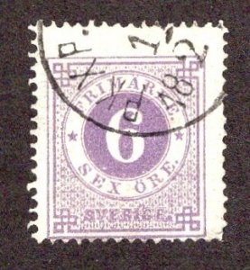 Sweden #20 Used  *Minor Fault* ~JM-2084