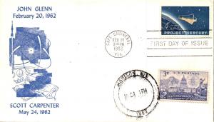 U.S. 1193 Project Mercury FDC