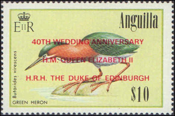 1987 Anguilla #750-753, Complete Set(4), Never Hinged