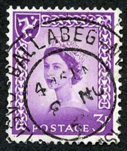 IOM SG2a 3d Deep Lilac on Chalky Paper Fine used cat from 6.50 pounds