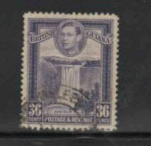 BRITISH GUINEA #235 1938 36c KING GEORGE VI F-VF USED b