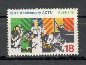 AUSTRALIA-MNH-STAMP-50th ANN.OF THE FOUNDATION AUSTRALIAN COUNCIL OF TRADE-1977.