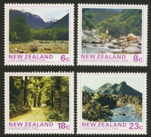 New Zealand Sc# 577-80 MNH Forest Parks