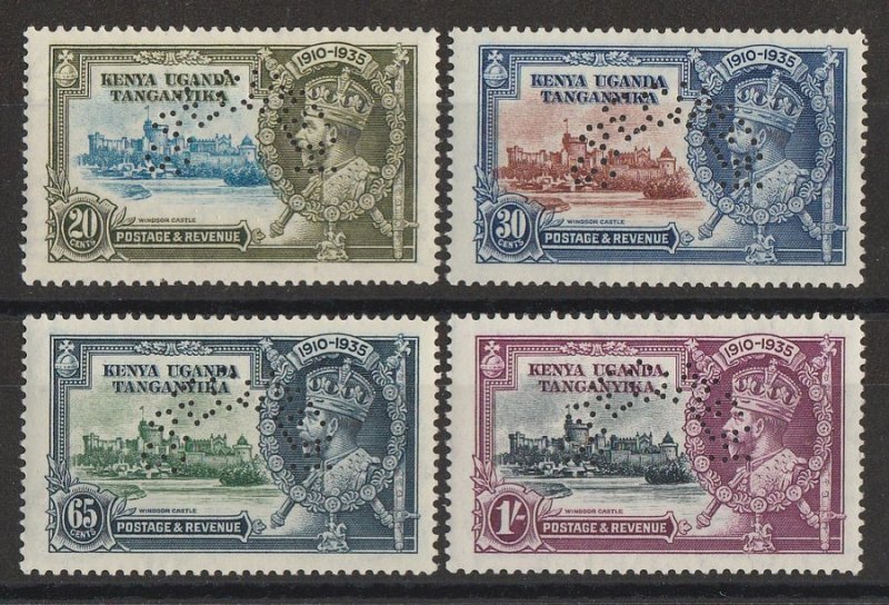 KENYA, UGANDA & TANGANYIKA 1935 KGV Silver Jubilee set, SPECIMEN. MNH **. 