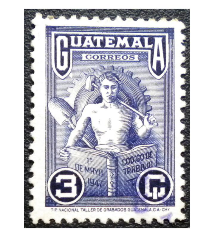 GUATEMALA  STAMP 1948 SCOTT # 322. USED.