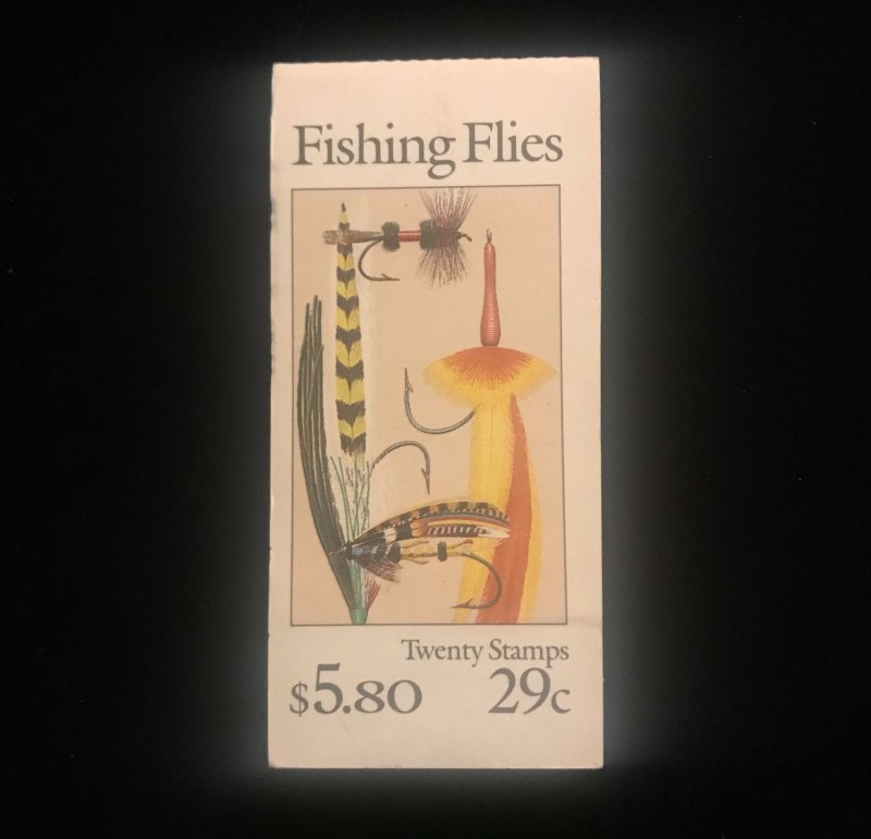 BK189 Full Booklet, Plate# A22122, MNH, 2549a Fly Fishing Stamps