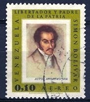 Venezuela 1966; Sc. # C938; Used Single Stamp