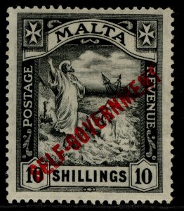 MALTA GV SG121, 10s black, M MINT. Cat £140.