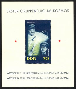 DDR Scott 630 MNHOG - 1962 1st Vostok Group Space Flight - SCV $2.75