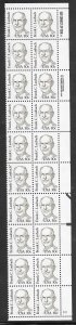 #1864A MNH Plate Block Strip of 20