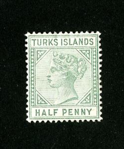 Turks & Caicos Stamps # 48a VF OG H Scott Value $30.00