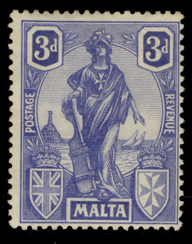 MALTA GV SG103a, 3d bright ultramarine, M MINT. 